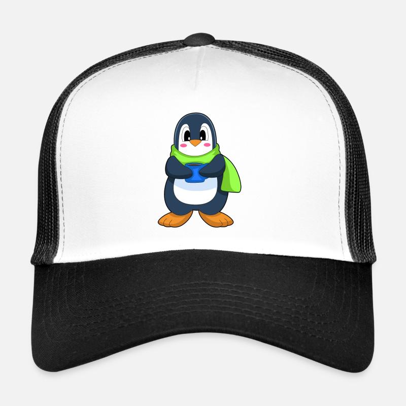 Pinguin Kaffee Tasse Trucker Cap