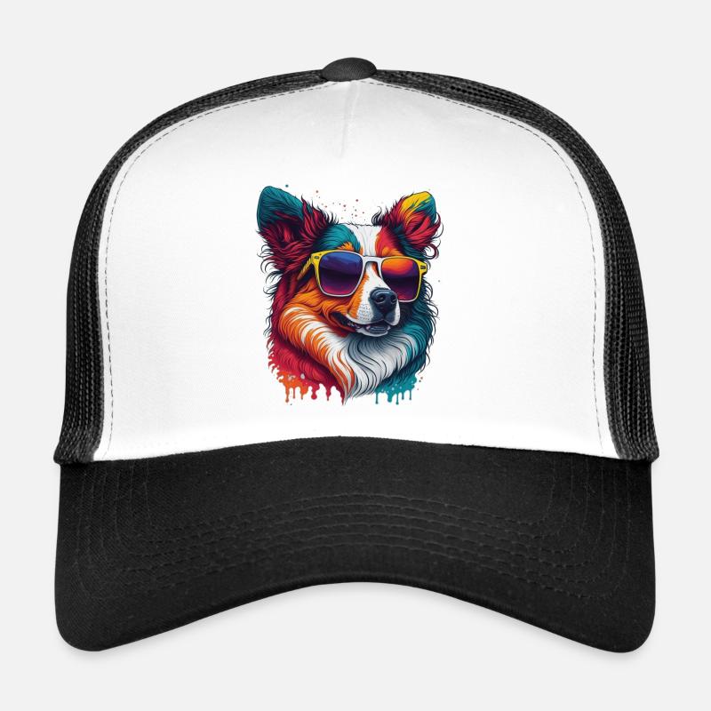 cool dog Trucker Cap