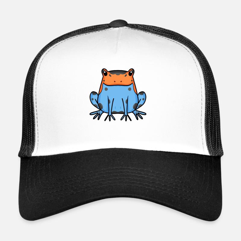Baumsteigerfrosch Baumsteigerfrösche Frosch - Trucker Cap - Weiß/Schwarz