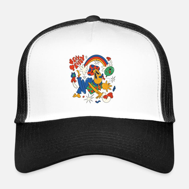 Champignons magiques Casquette trucker 