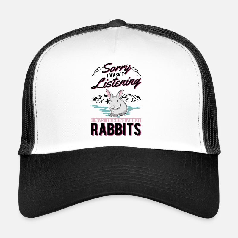 Rabbit Bunny Rabbit Rabbit Rabbit Trucker Cap