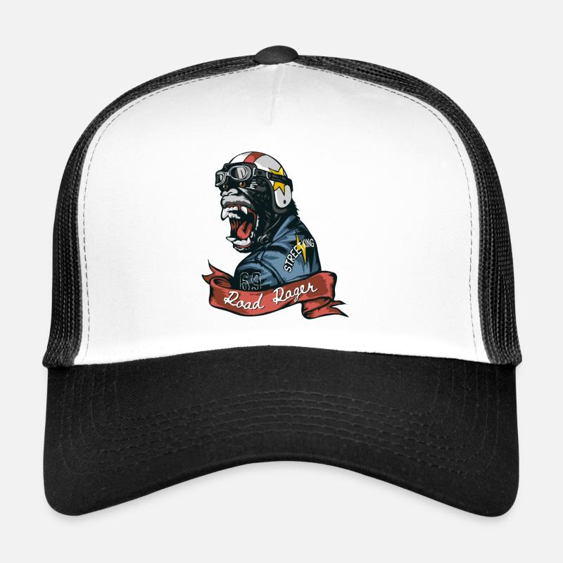 Road rager slogan avec gorille Casquette trucker 