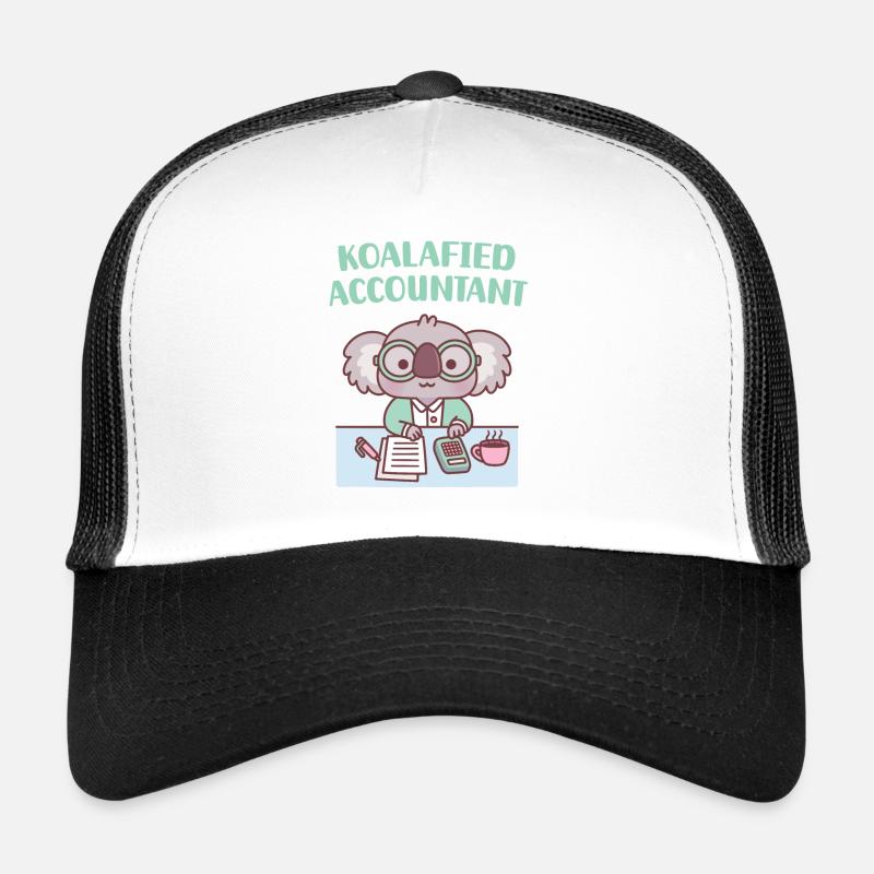 Joli Koala Koalafied Accountant Pun Casquette trucker 