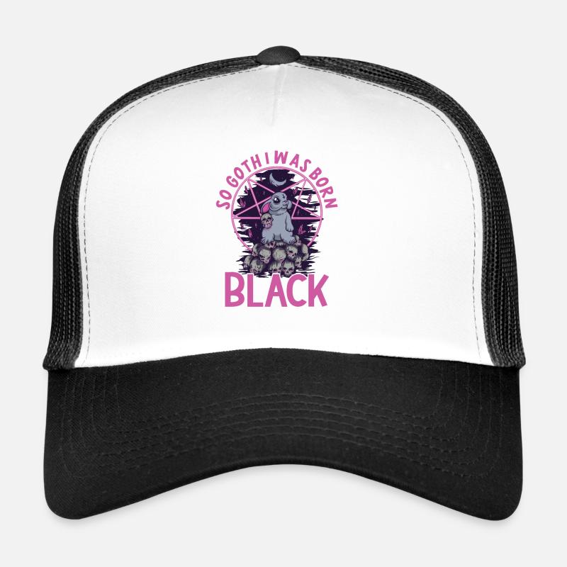 Satan Beelzebub Devil Gothic Pentagram Mystical Trucker Cap