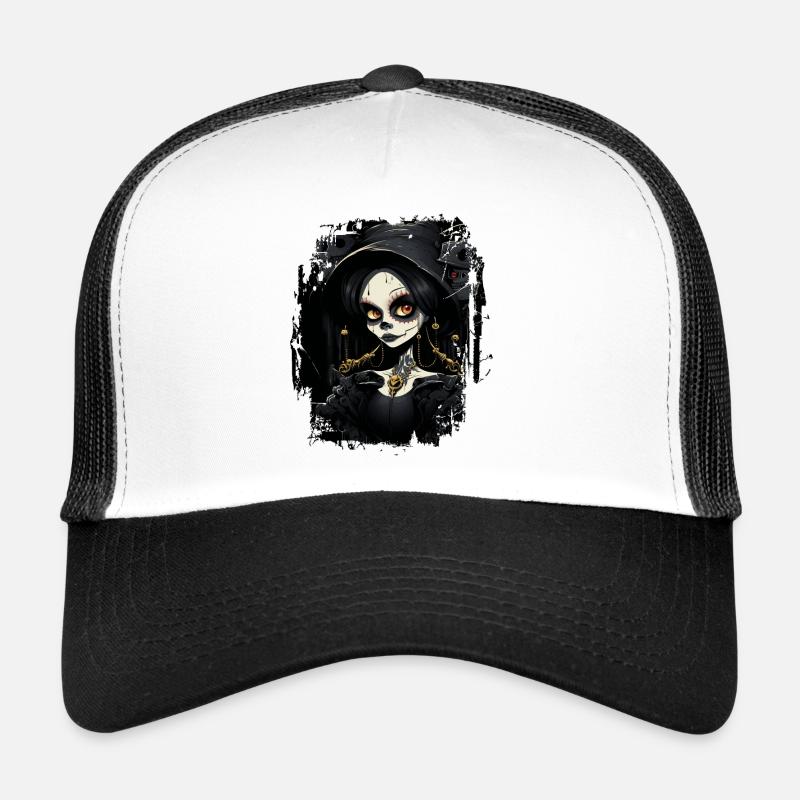 Cute gothic girl Trucker Cap