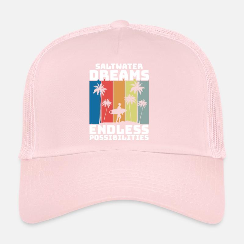 Surf, kitesurf, wakeboard, beach surfers Casquette trucker 