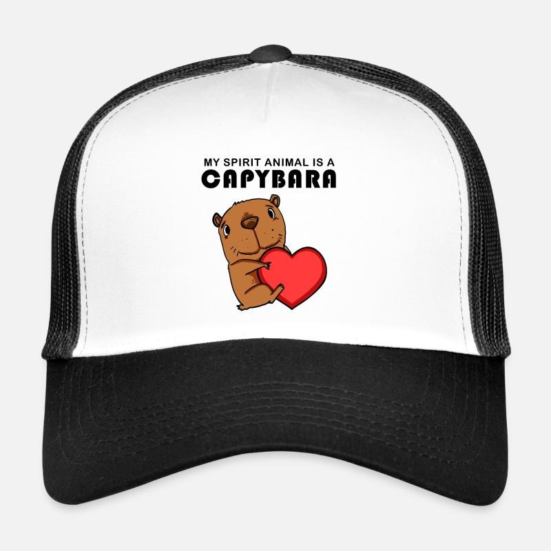 Capybara Wasserschwein Casquette trucker 
