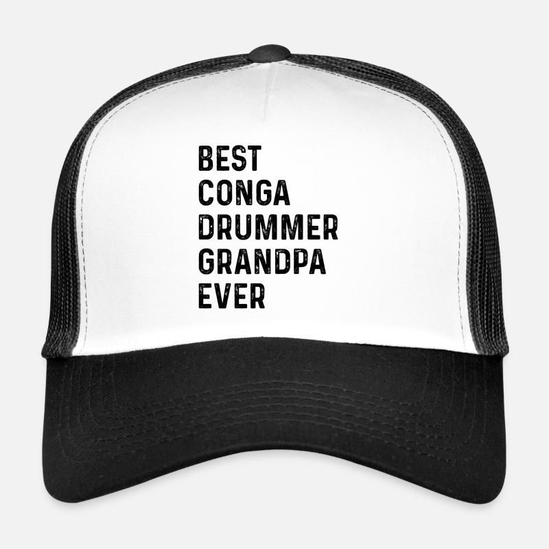 Meilleur batteur de conga Grandpa Ever - Conga Drummer Gr Casquette trucker 