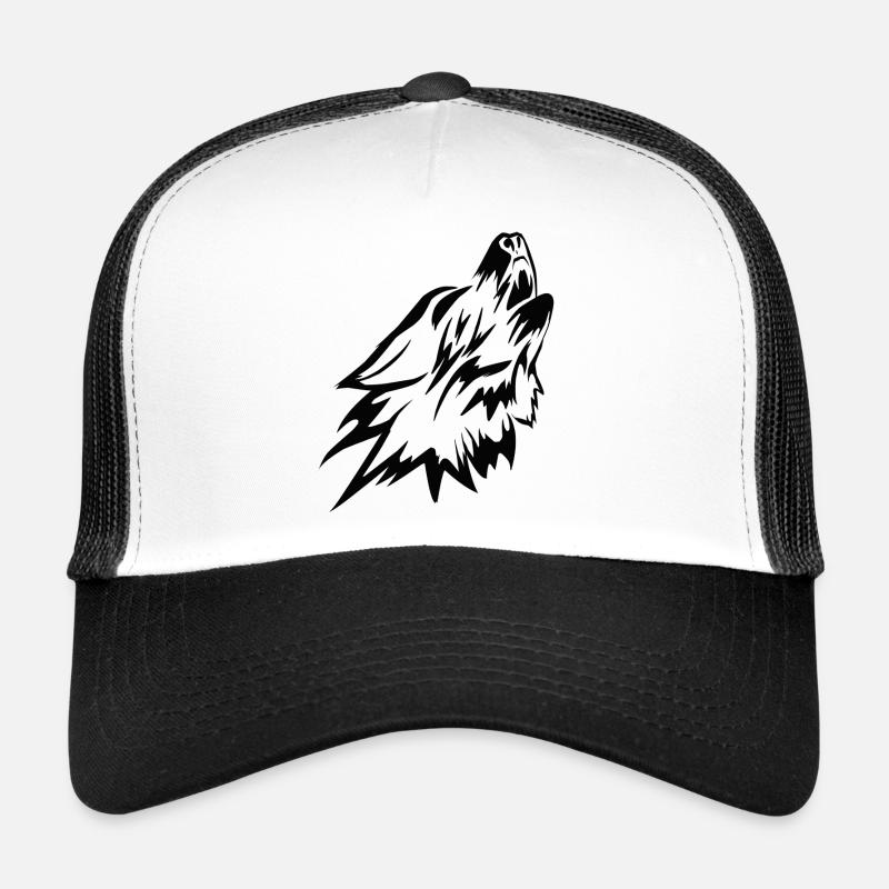 Wolf Club - Trucker Cap - Weiß/Schwarz