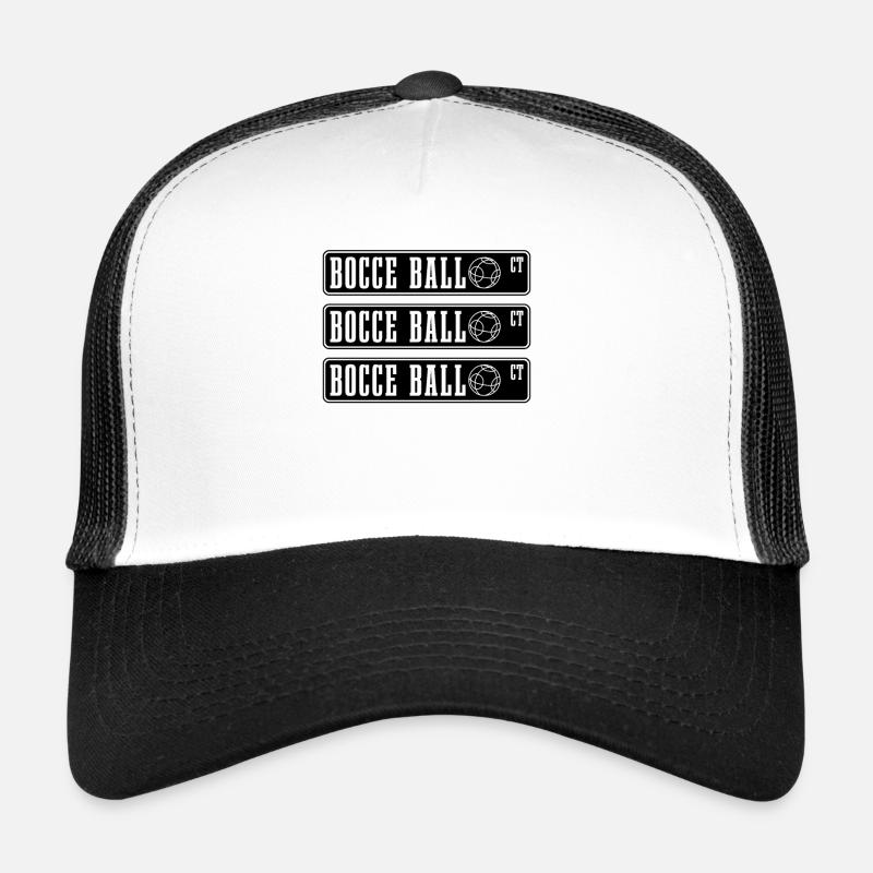 Bocce Ball Petanque Boules Ball Sport Bocce Player Trucker Cap