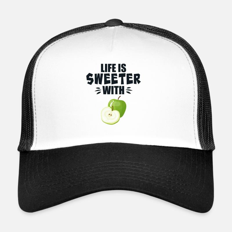 Mit Apfelfrüchten ist das Leben süßer Trucker Cap