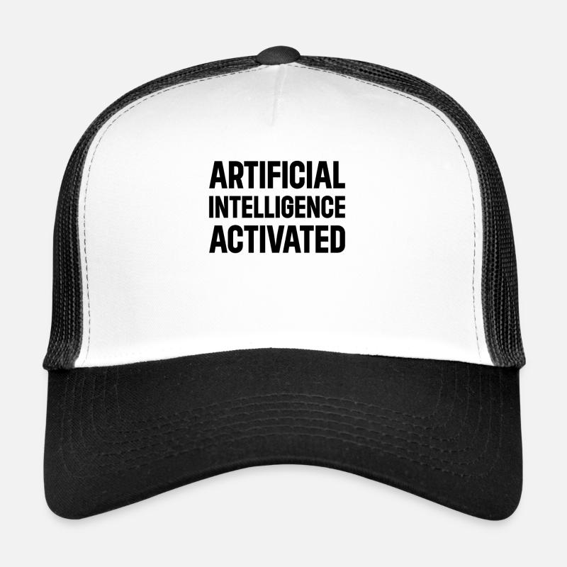 Artificial Intelligence Activated Machine Learning Trucker Cap