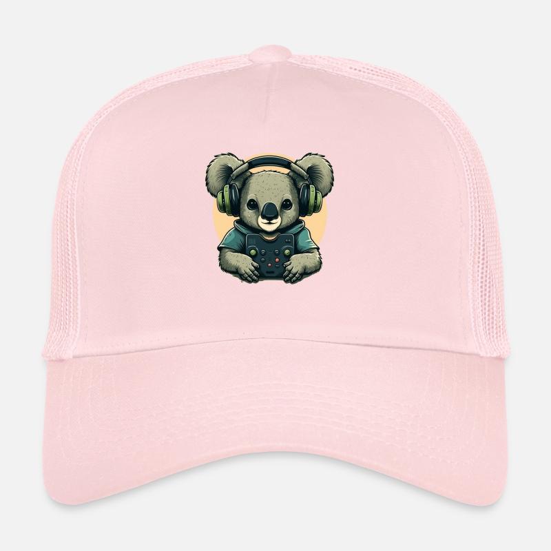 Koala bear with Walkman Trucker Cap