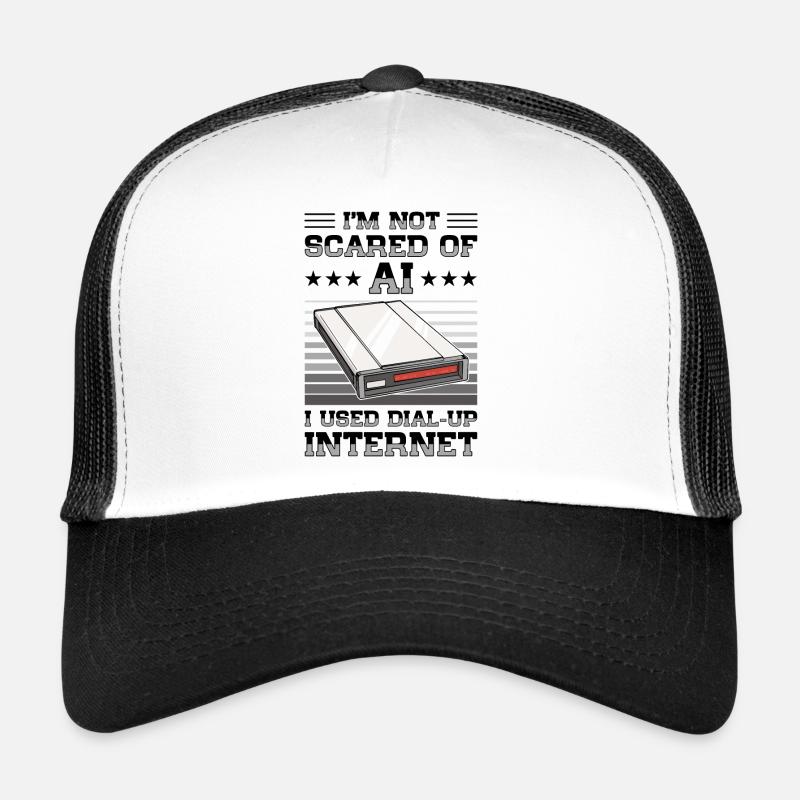 90s Nostalgie Rétro 90s Dial Up Casquette trucker 