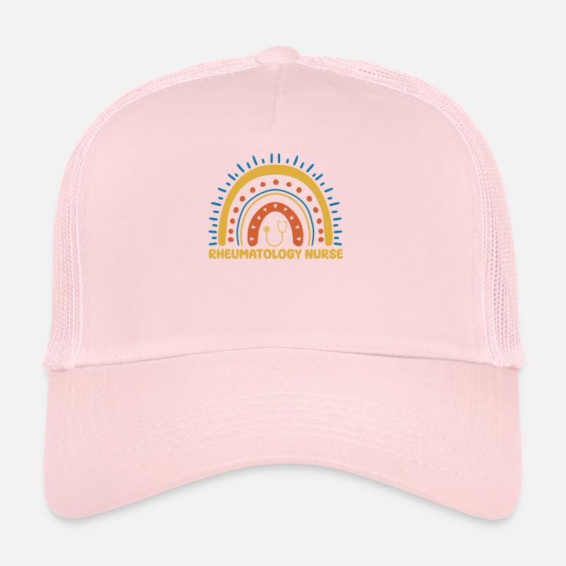 Rheumatologie Krankenschwester Regenbogen Trucker Cap