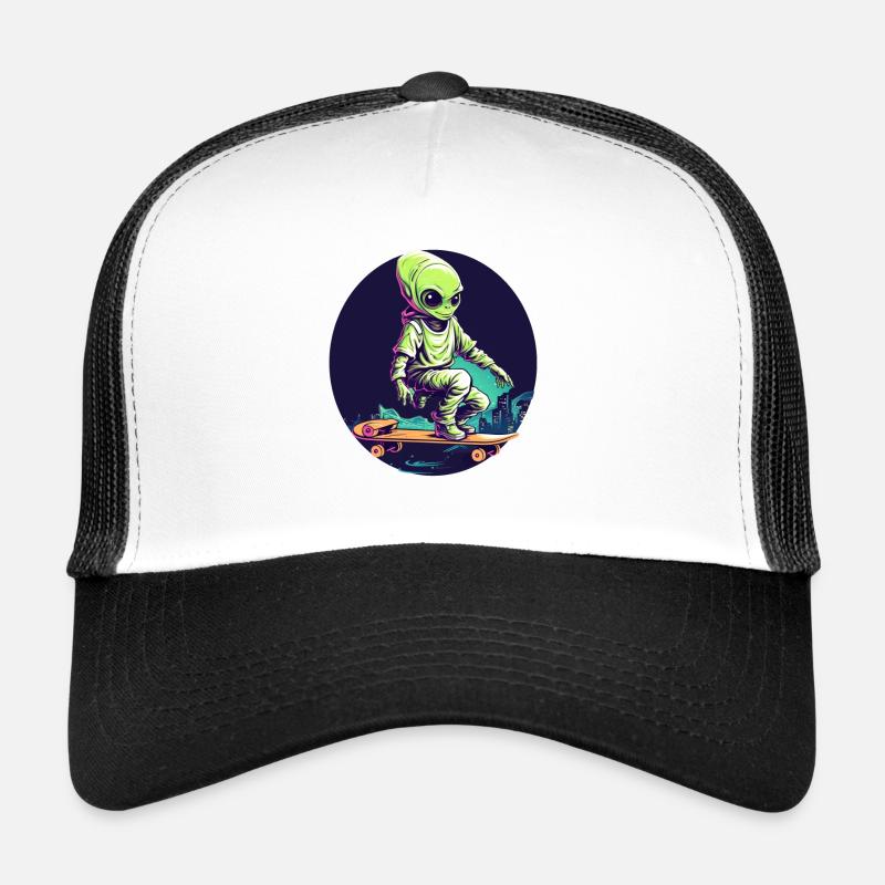 Skateralien bei Nacht Trucker Cap