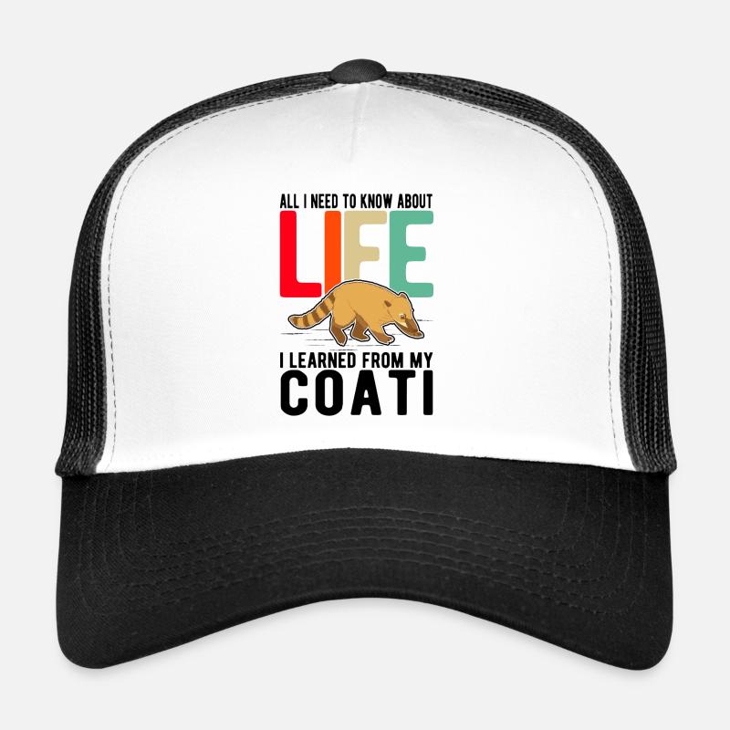 Coati Gift Proboscis Bear Coati Trucker Cap