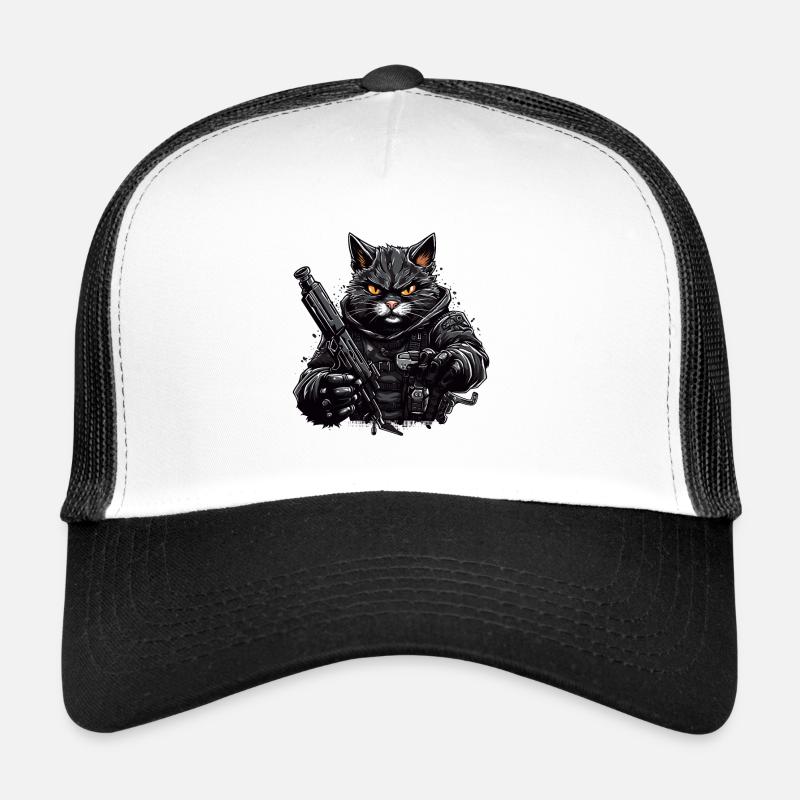 Robot chat Casquette trucker 