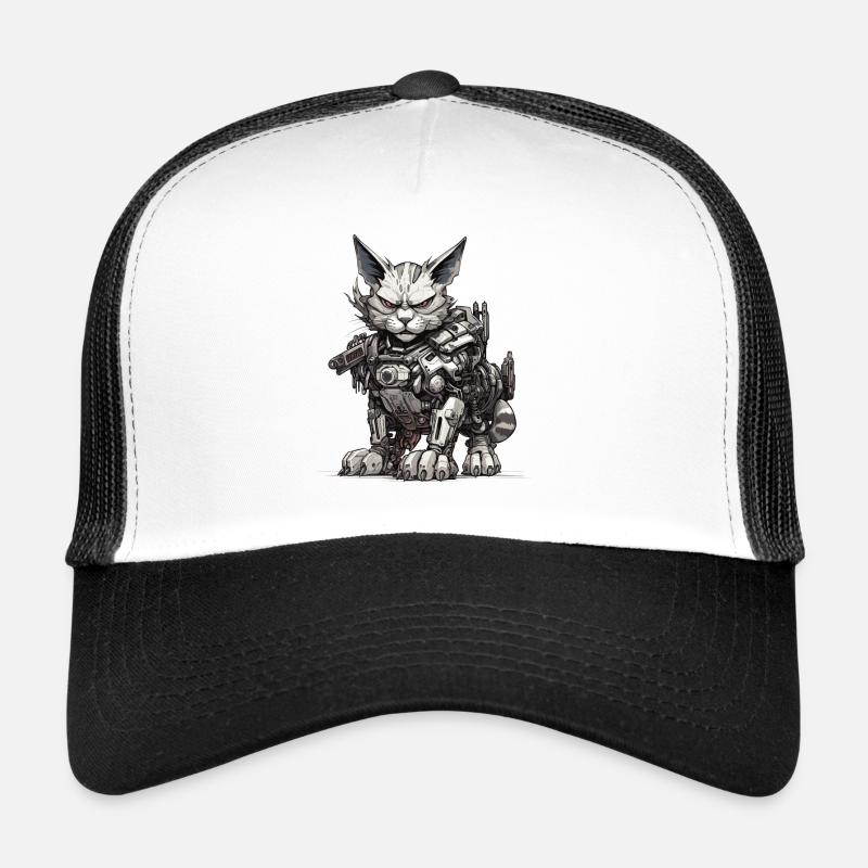 Cat Roboter Trucker Cap