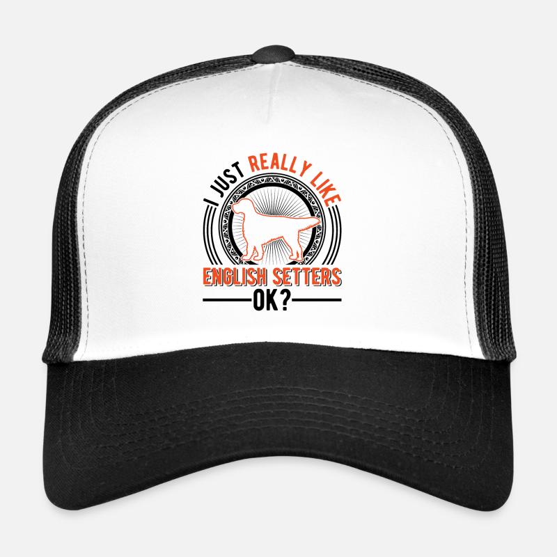 Setter anglais Englischer Setter Casquette trucker 