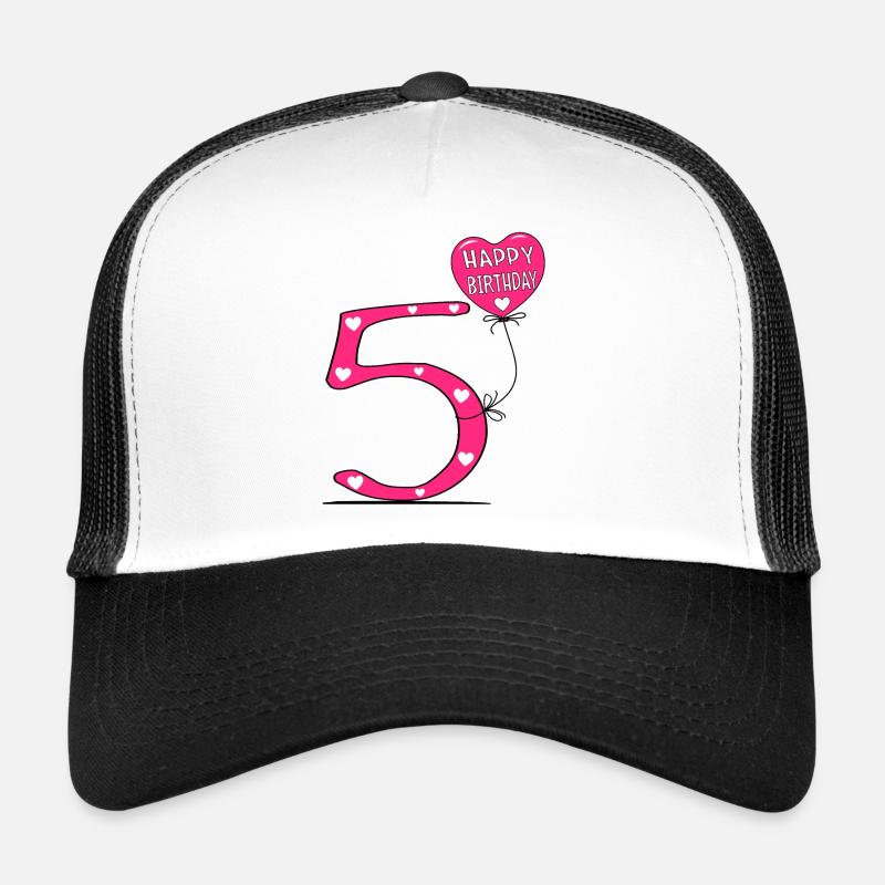 5 Anniversaire Joyeux anniversaire Casquette trucker 