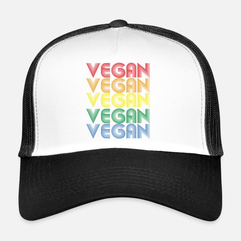 Déclaration Rainbow VEGAN Casquette trucker 