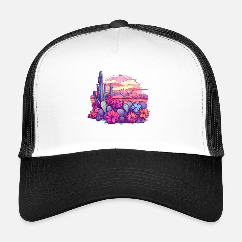 Cactus Desert Western Texas Succulent Plant Trucker Cap
