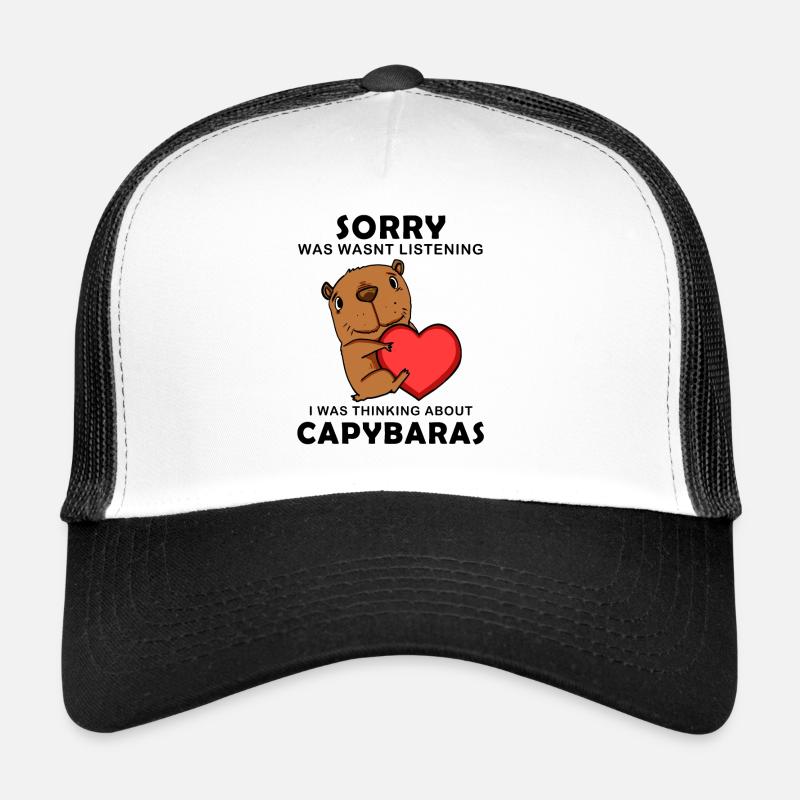 Capybara Wasserschwein Capybaras Casquette trucker 