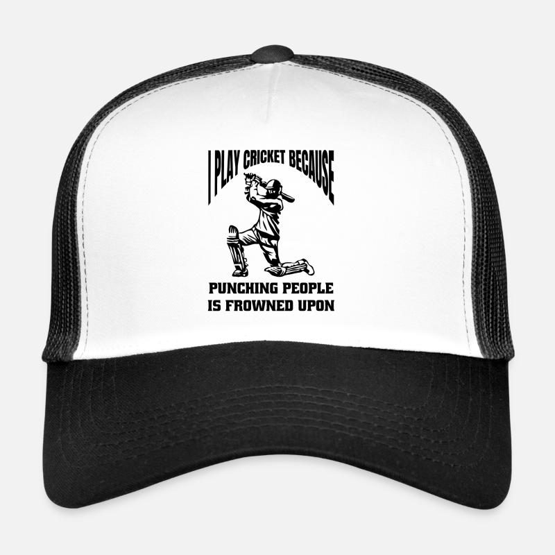 Cricket Cricket Cricket Team Cricket Team - Trucker Cap - white/black