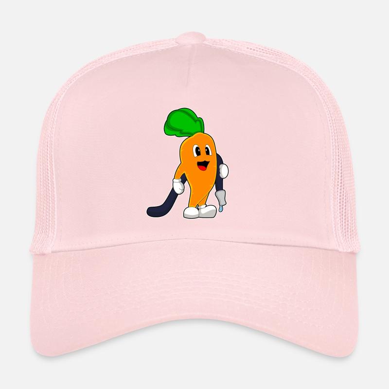 Carrot Firefighter Fire Hose Trucker Cap