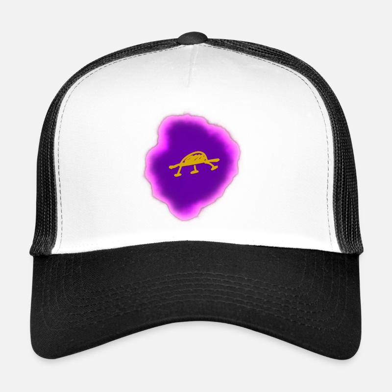 OVNI violet Casquette trucker 