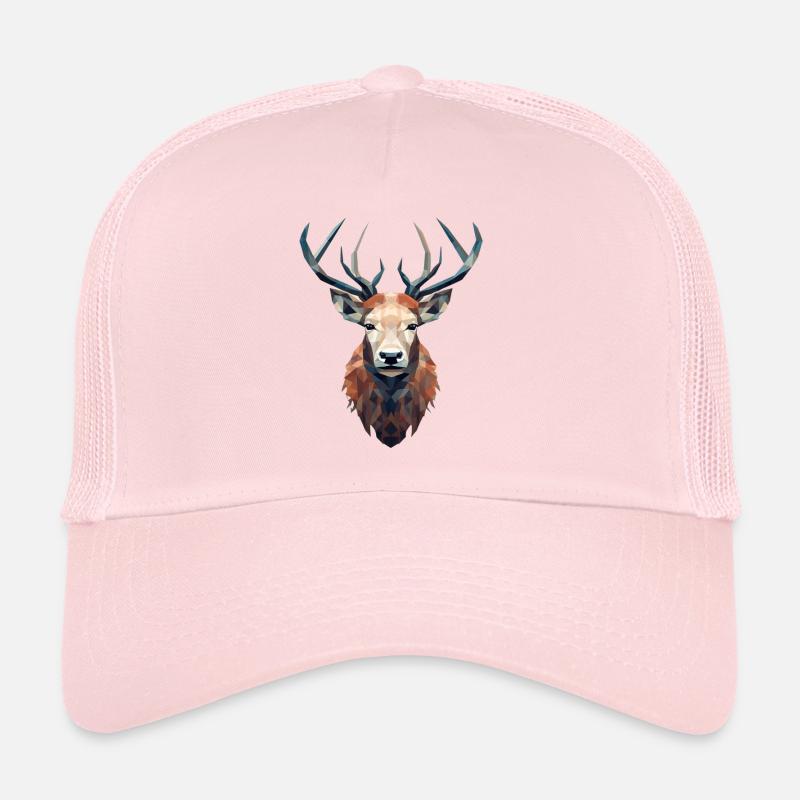 Cerf - élégant, moderne, abstrait - art du cerf Casquette trucker 