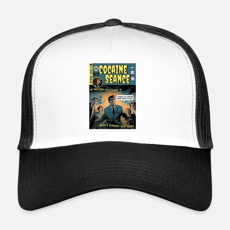 Retro Horror Comic - Cocaine Seance Trucker Cap