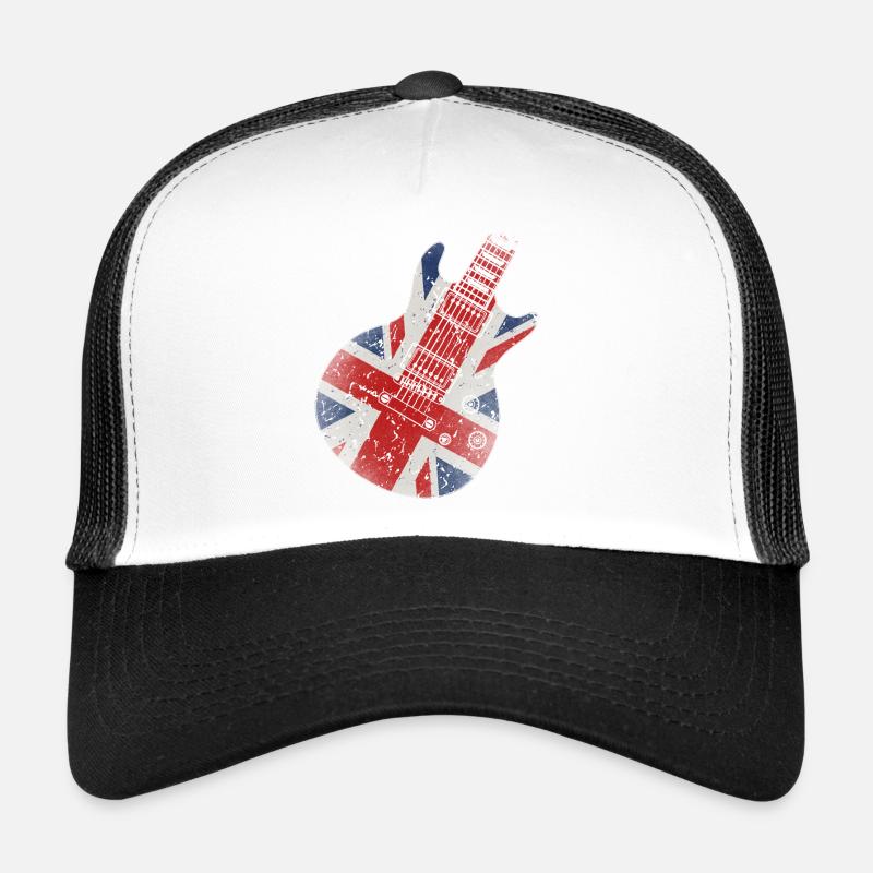 Union Jack Gitarre Trucker Cap