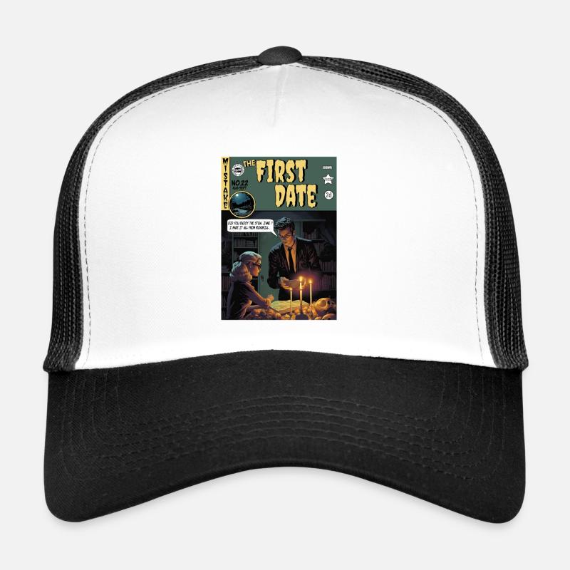 Retro Horror Comic - Das erste Date Trucker Cap