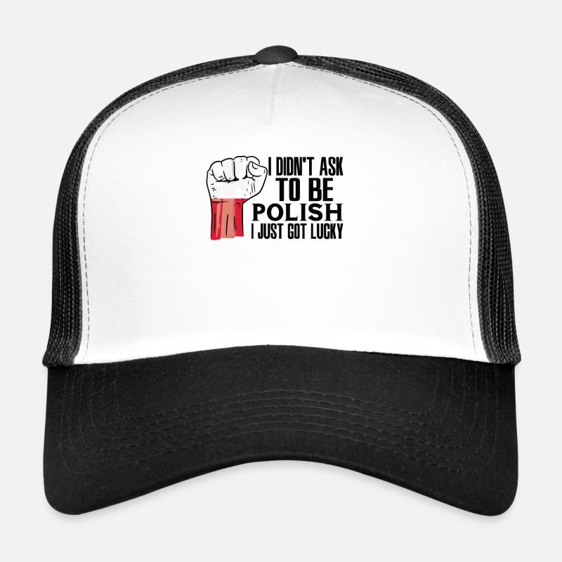 Polnischer Stolz Polnische Flagge Gewachsen Trucker Cap