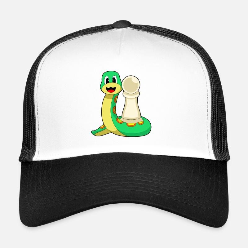 Schachfigur Bauer Schlange Schach Trucker Cap