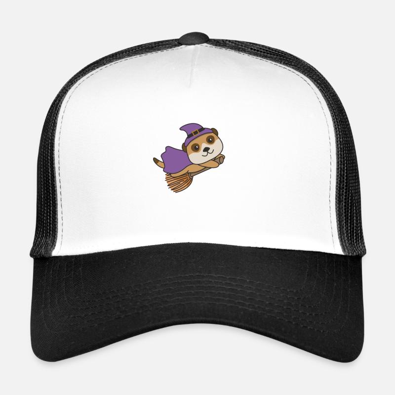 Suricate Halloween Sorcière Enfants Costume de Sorcière Casquette trucker 
