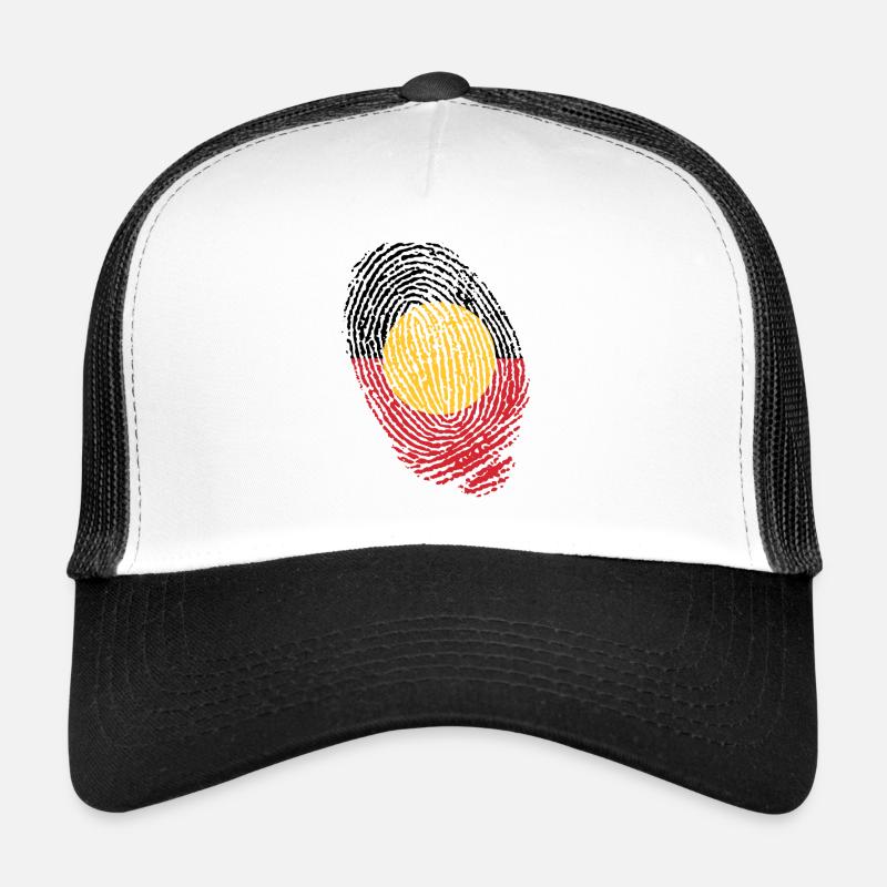 Empreintes digitales aborigènes d’Australie Casquette trucker 
