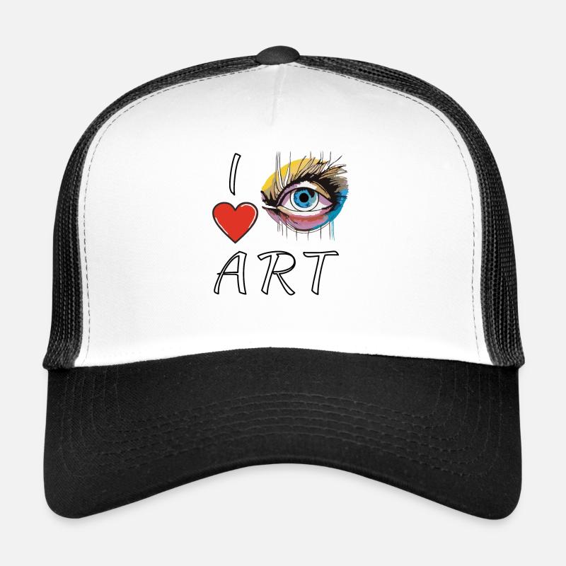 J’AIME L’ŒIL D’ART Casquette trucker 