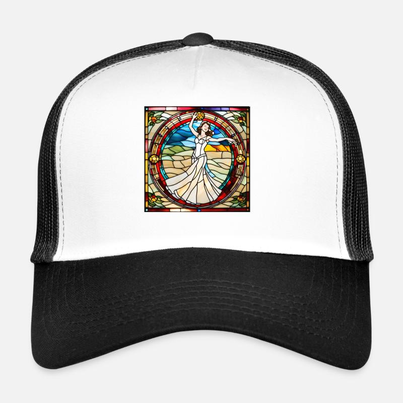Wedding glass - bridal joy - Trucker Cap - white/black