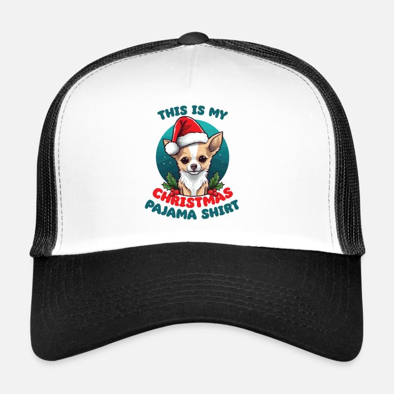 Chihuahua Pyjamas de Noël Chiens Casquette trucker 