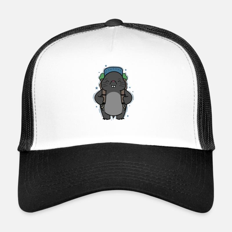 Maulwurf Backpacking Tier Erdhügel Trucker Cap