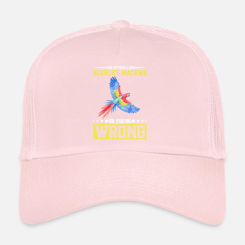 Soit vous aimez les aras écarlates, soit Casquette trucker 