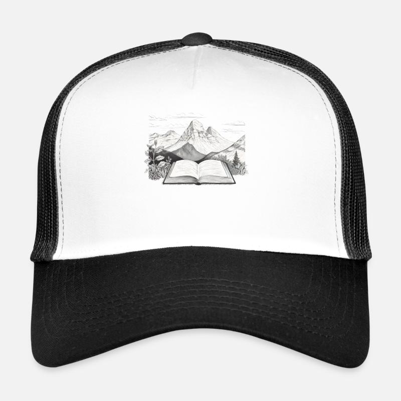Lecture de livres Bibliothécaire Professeur de bibliothèque Casquette trucker 