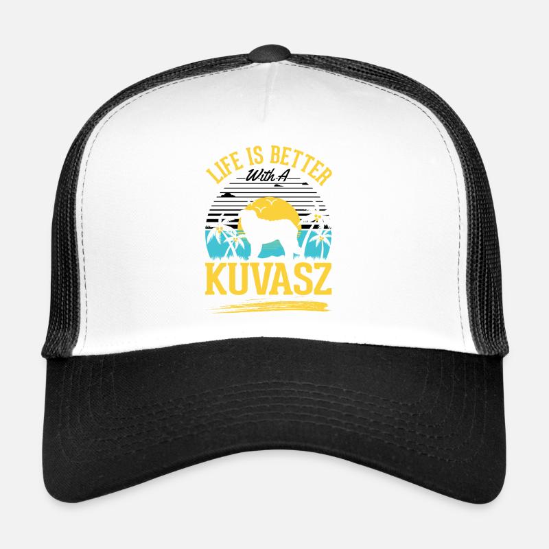 Das Laben ist besser mit Kuvasz Trucker Cap
