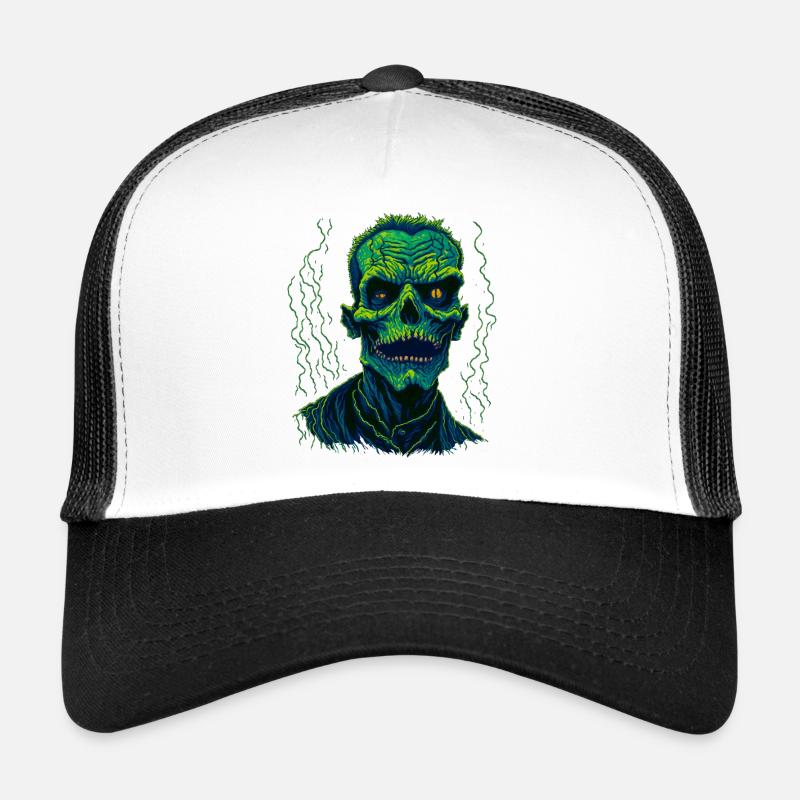 Zombi - Trucker Cap - Weiß/Schwarz