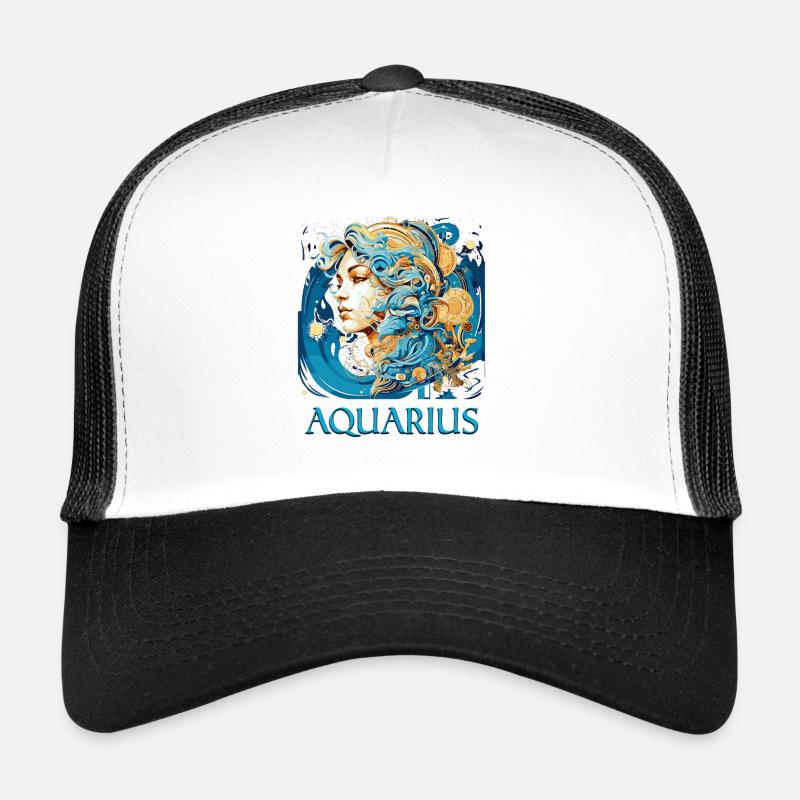 Check Your Aquarius Compatibility - Aquarius Women Trucker Cap