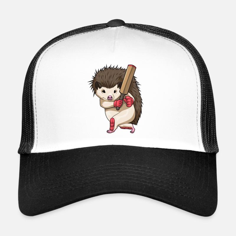 Hérisson Cricket Batte de cricket Casquette trucker 