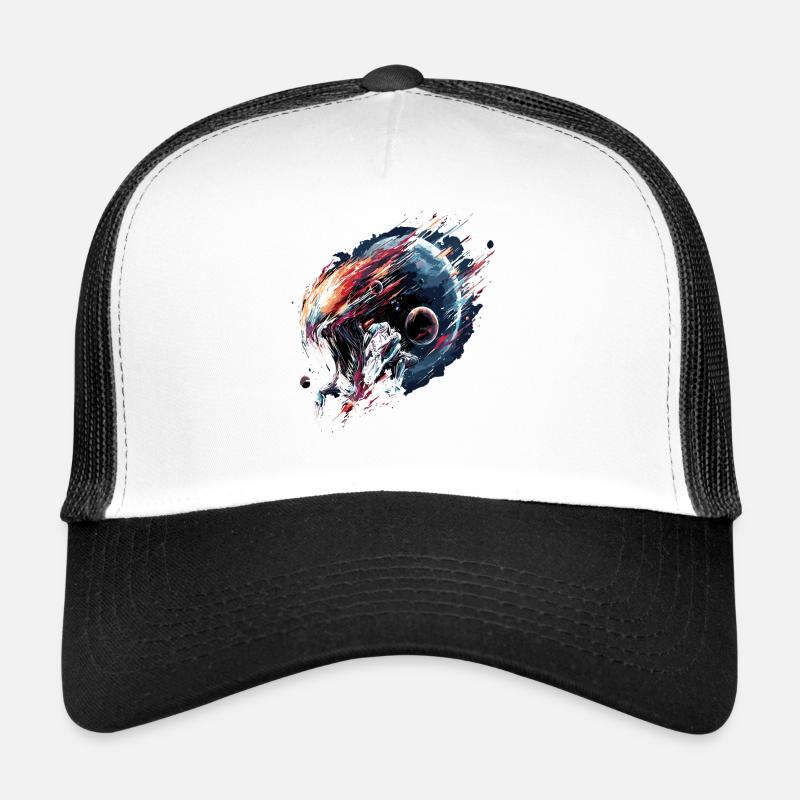 Alien Creature Planet Sci-Fi Trucker Cap